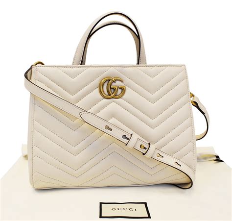 gucci white medium gg marmont 2.0 clutch|gucci marmont handbags.